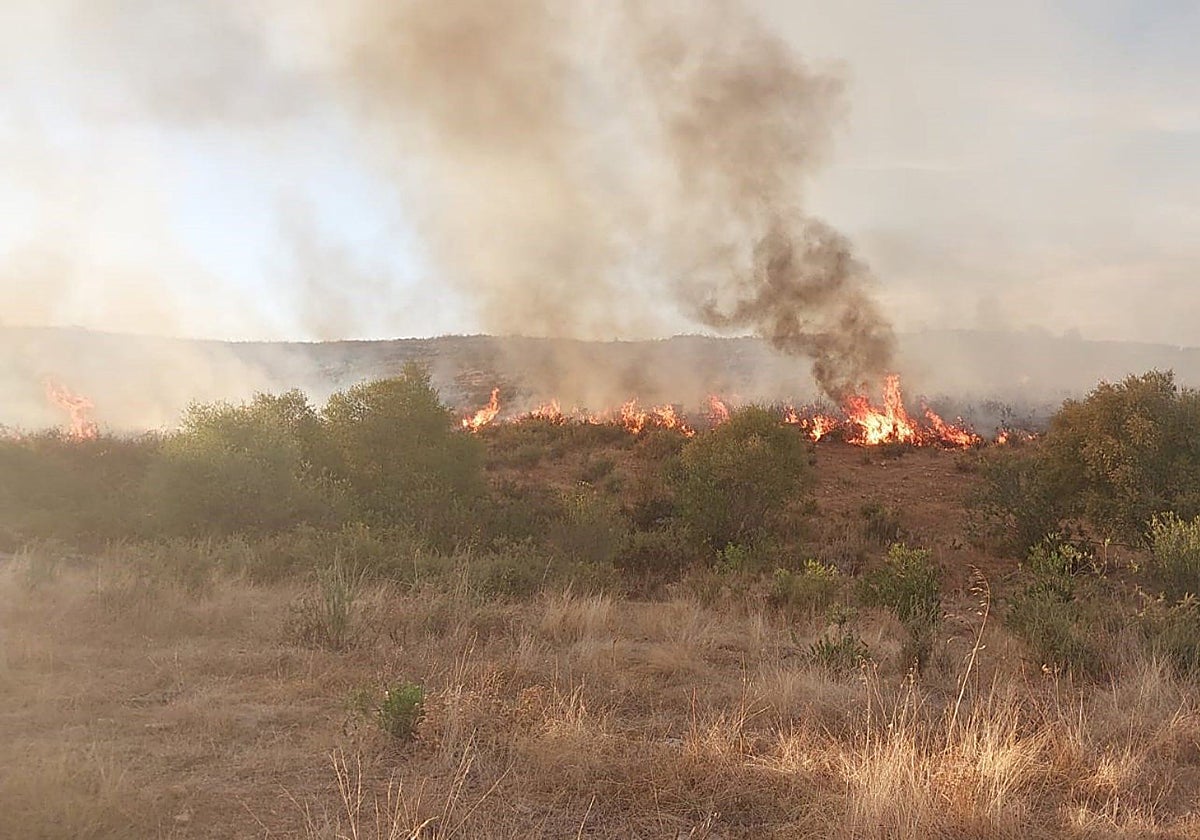 El incendio de El Castillo de las Guardas