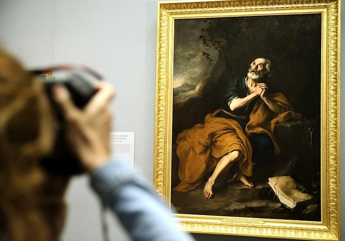 San Pedro penitente' de Murillo, cuadro que la consejera de Cultura quiere para los fondos del Museo de Bellas Artes