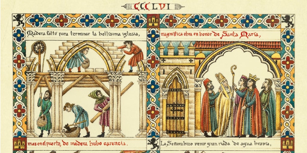 Aparecen ilustradas por primera vez las 'Cantigas de Santa María del Puerto' de Alfonso X el Sabio