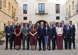 Los nombres de la candidatura de Francisco Javier Arcos en las Aguas