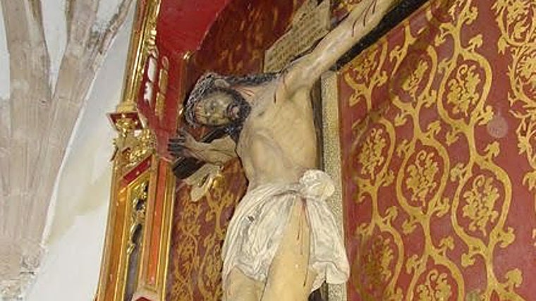 El primitivo Cristo de las Aguas en la actualidad