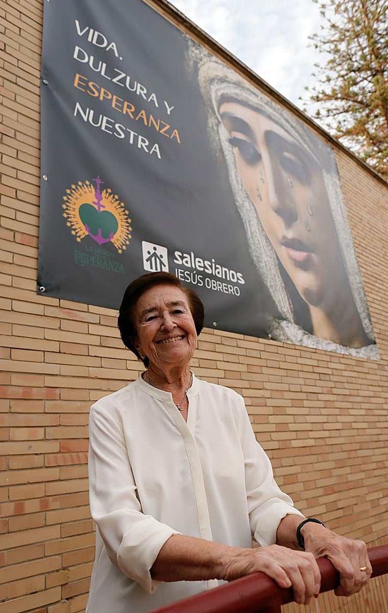 La hermana María Antonia, coordinadora en la parroquia de Jesús Obrero del Polígono Sur de Sevilla, el pasado miércoles