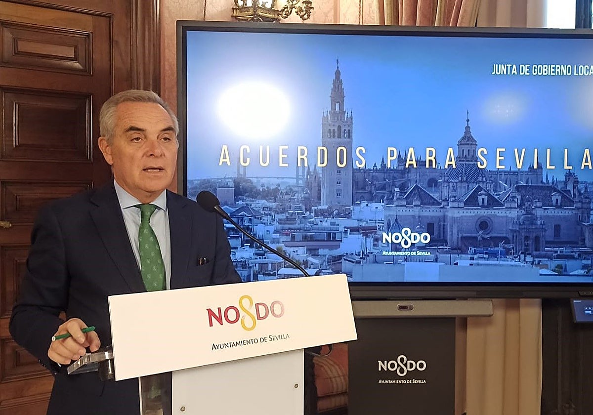 Juan Bueno este viernes en rueda de prensa