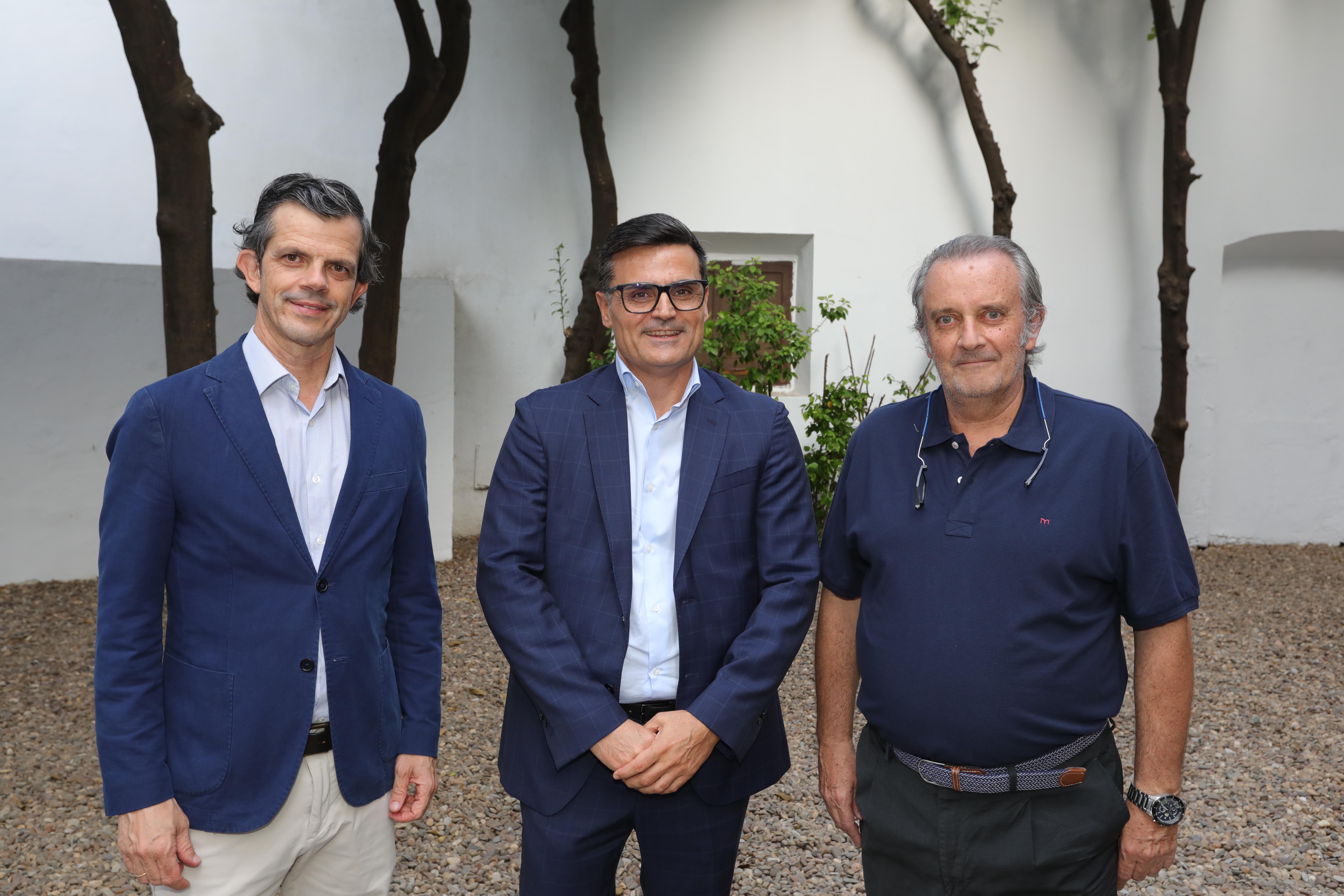 Valentin Escribano, Jose Carlos Ruiz y Federico Barcelo