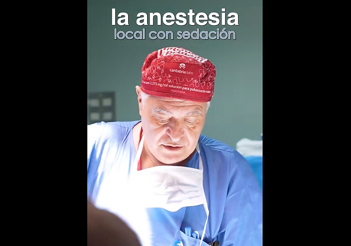 El cirujano Miguel Saldaña