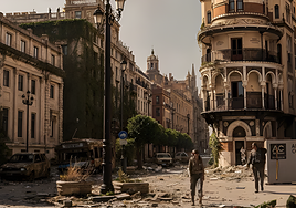 Así sería Sevilla en un apocalipsis zombie: muertos vivientes en El Tremendo