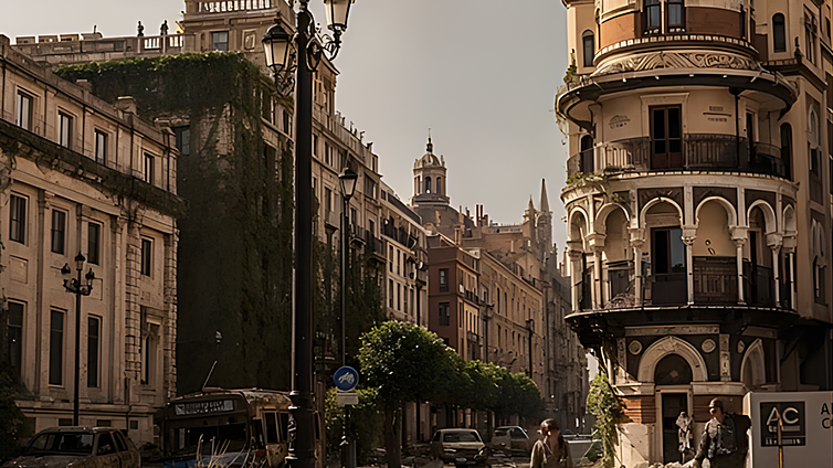 Así sería Sevilla en un apocalipsis zombie: muertos vivientes en El Tremendo