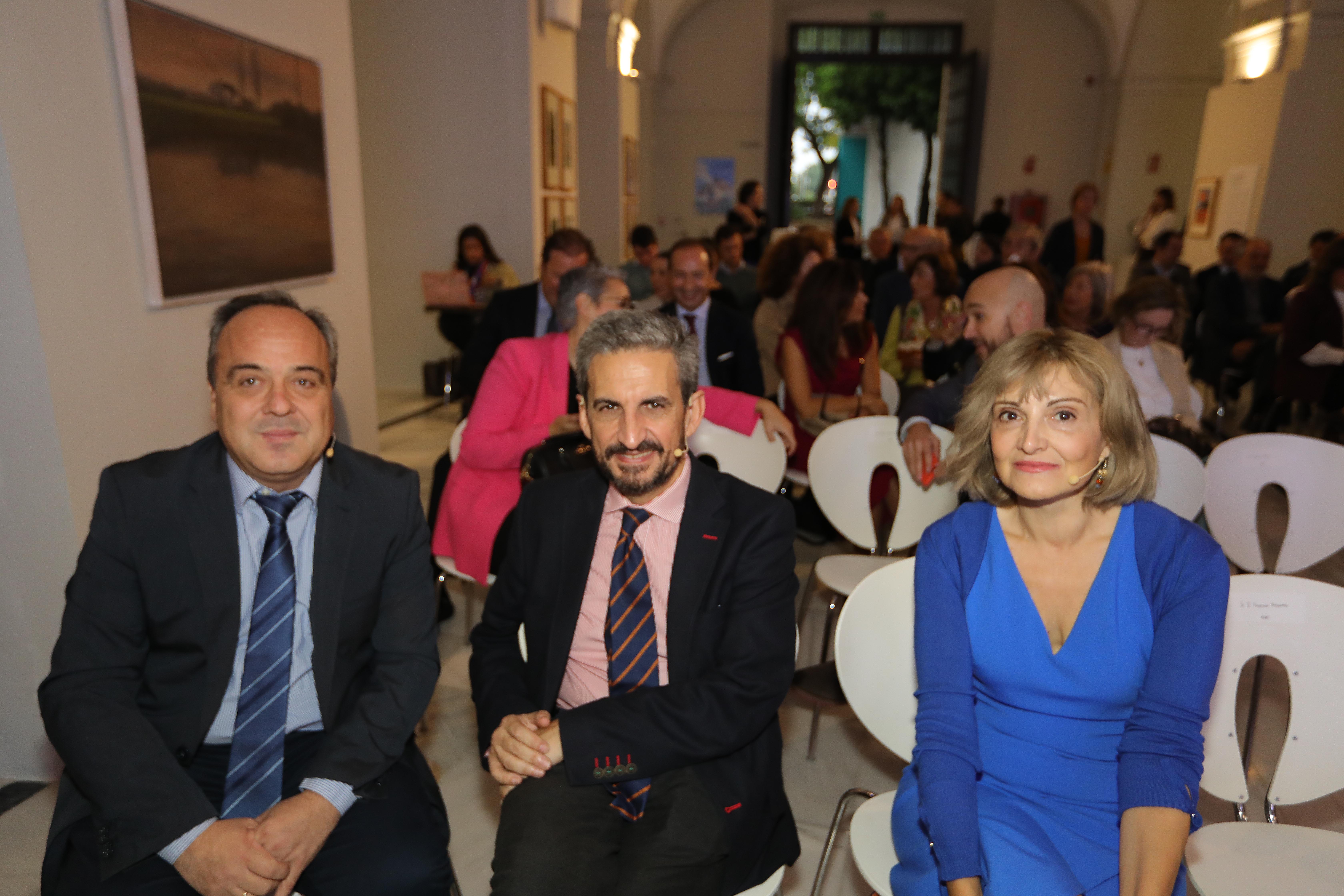 Ignacio Vázquez de la Torre, Daniel Restrepo y Elsa Novo