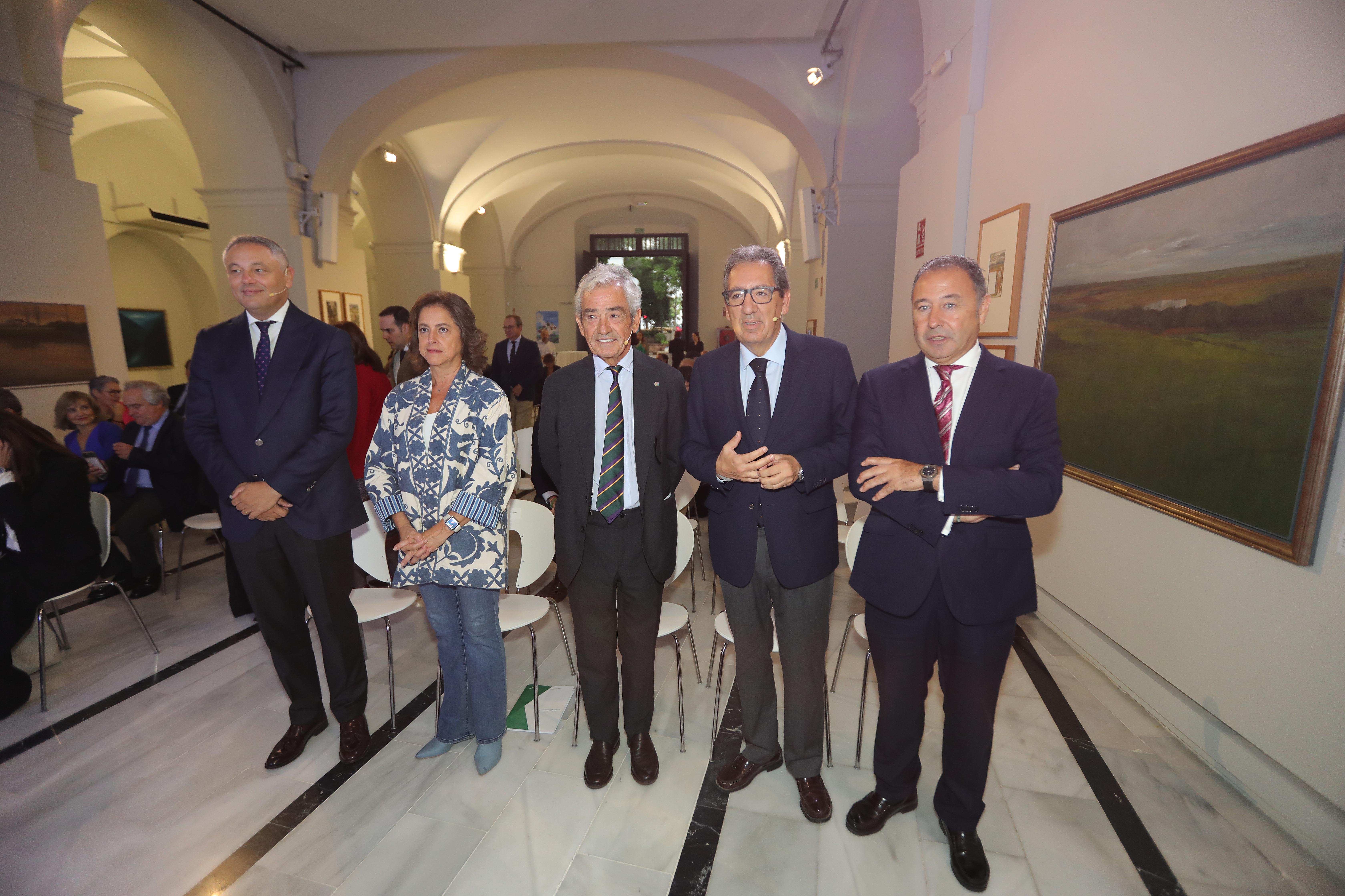 Alberto García Reyes, Catalina García, José María Pacheco, Antonio Pulido y Ricardo Sánchez