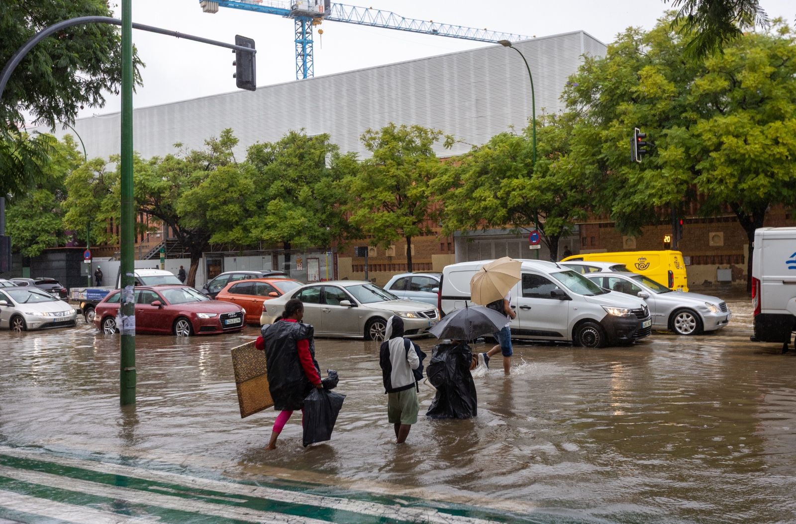 Fuertes lluvias en Sevilla: así afecta la borrasca a la ciudad