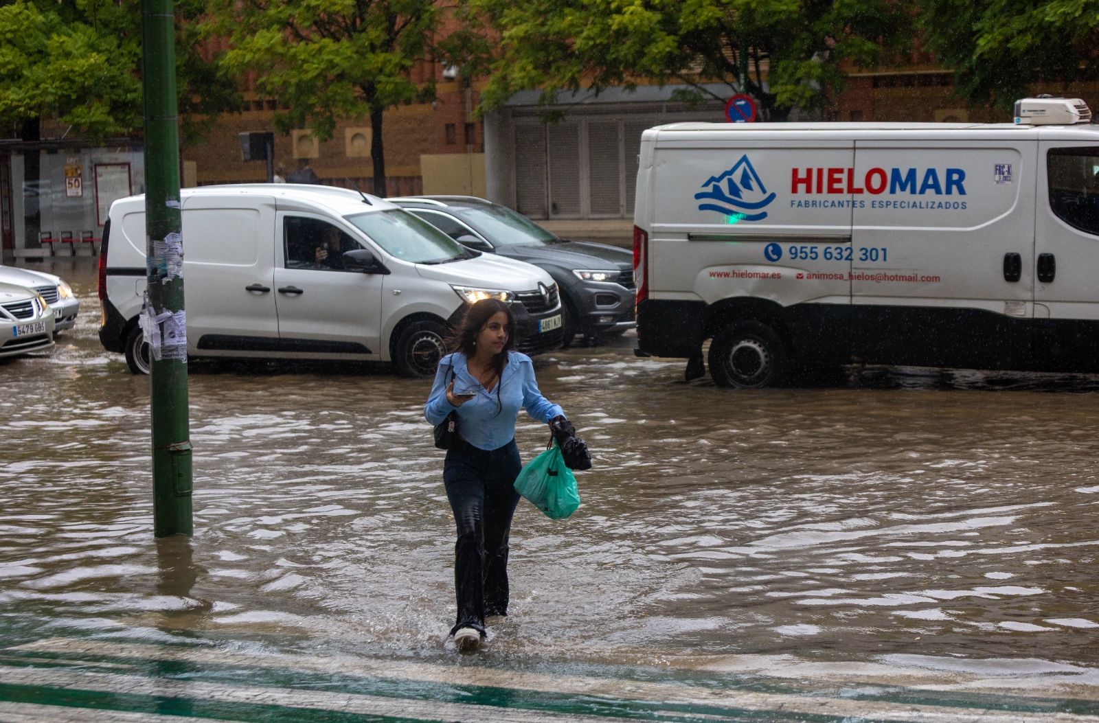 Fuertes lluvias en Sevilla: así afecta la borrasca a la ciudad