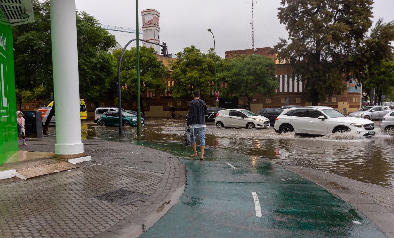 Fuertes lluvias en Sevilla: así afecta la borrasca a la ciudad