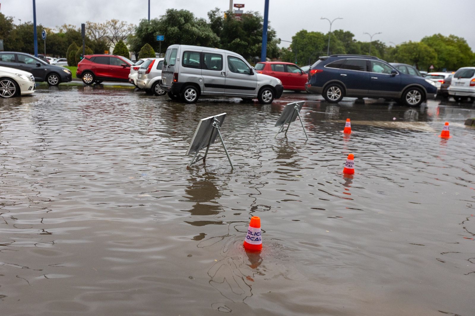 Fuertes lluvias en Sevilla: así afecta la borrasca a la ciudad
