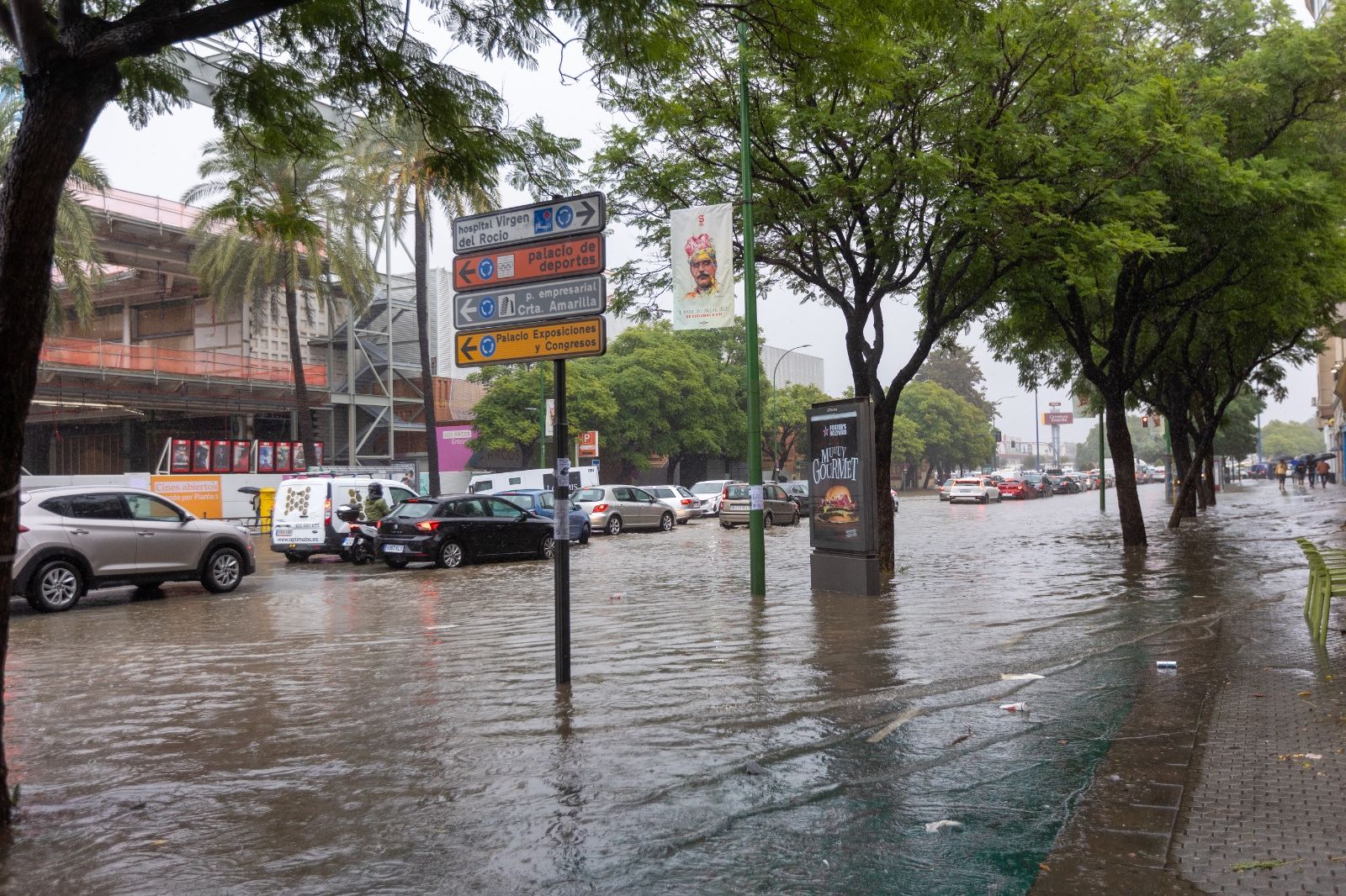 Fuertes lluvias en Sevilla: así afecta la borrasca a la ciudad