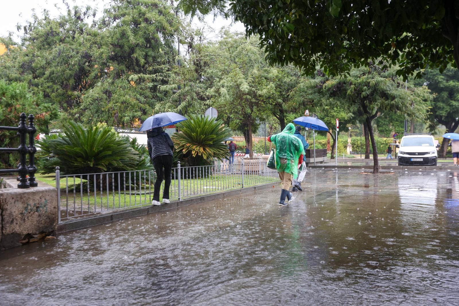 Fuertes lluvias en Sevilla: así afecta la borrasca a la ciudad