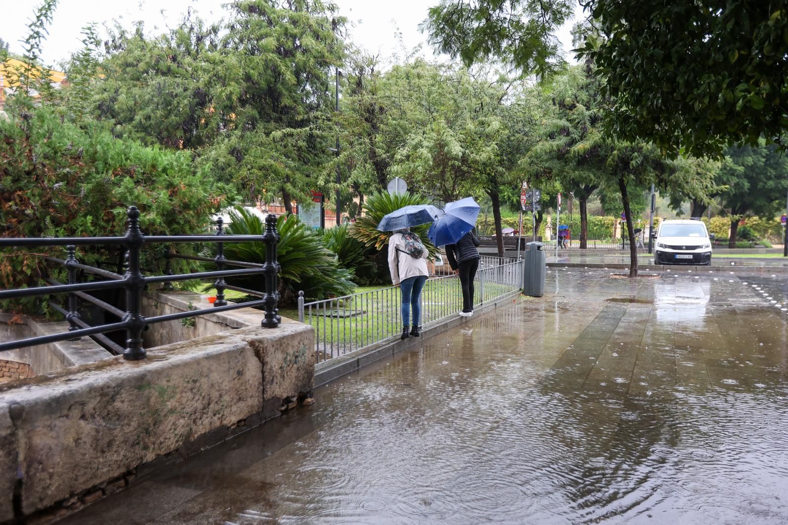 Fuertes lluvias en Sevilla: así afecta la borrasca a la ciudad