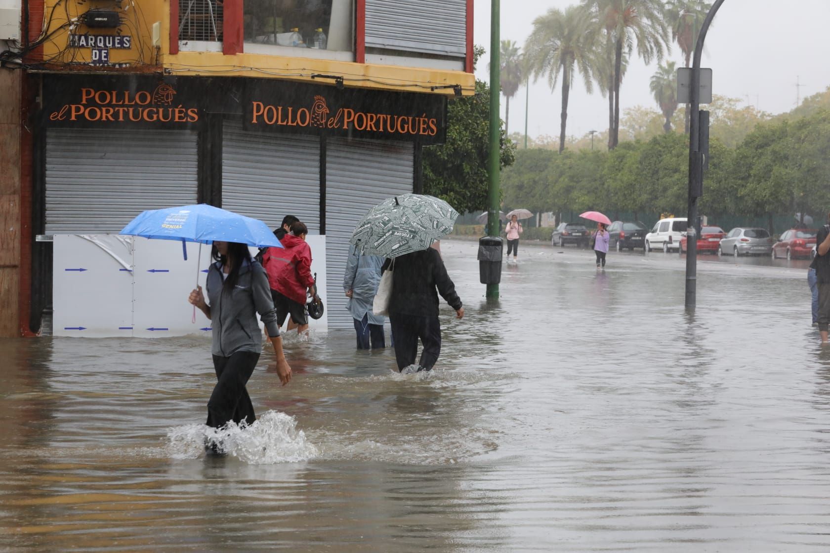 Fuertes lluvias en Sevilla: así afecta la borrasca a la ciudad