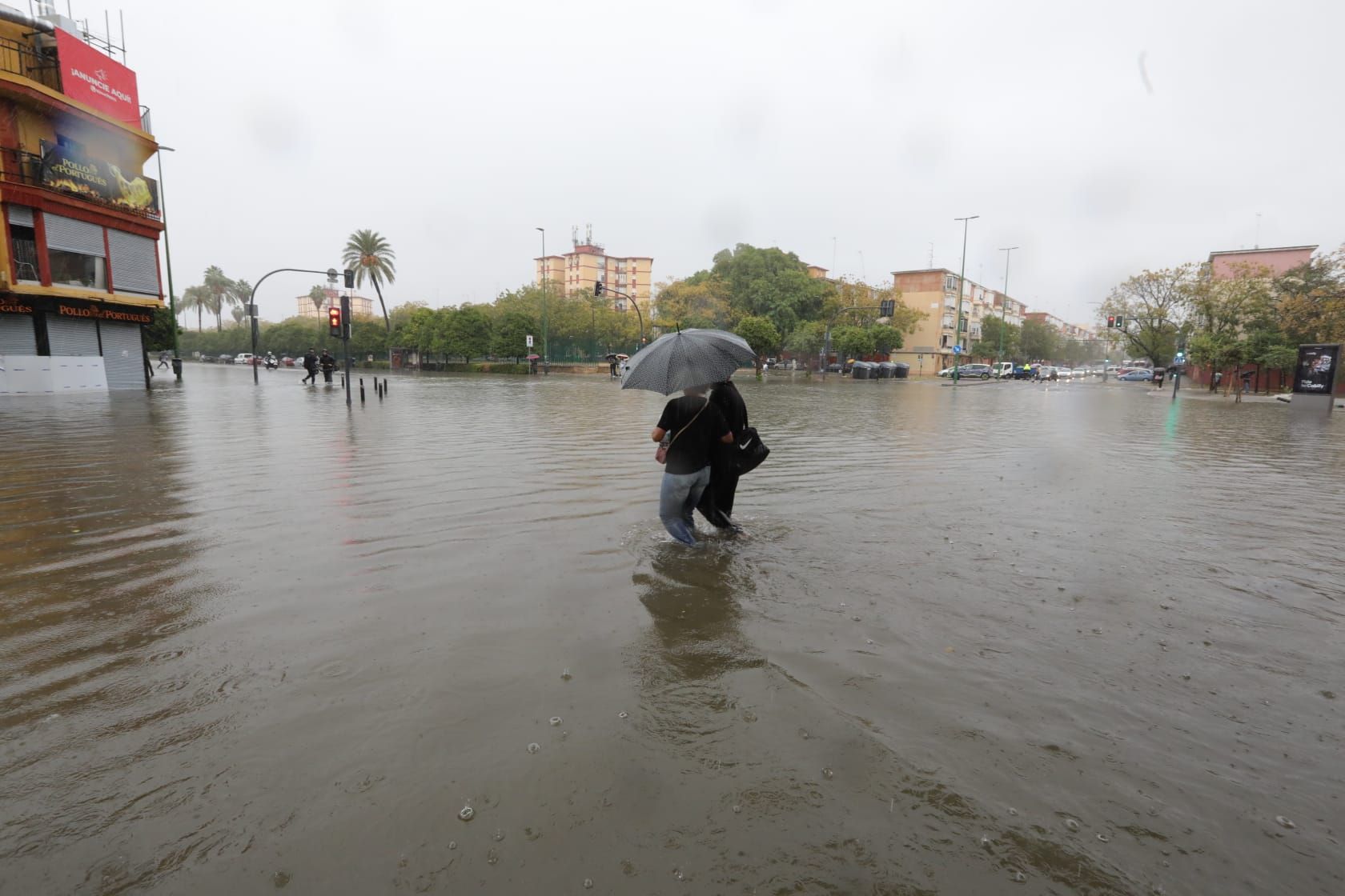 Fuertes lluvias en Sevilla: así afecta la borrasca a la ciudad