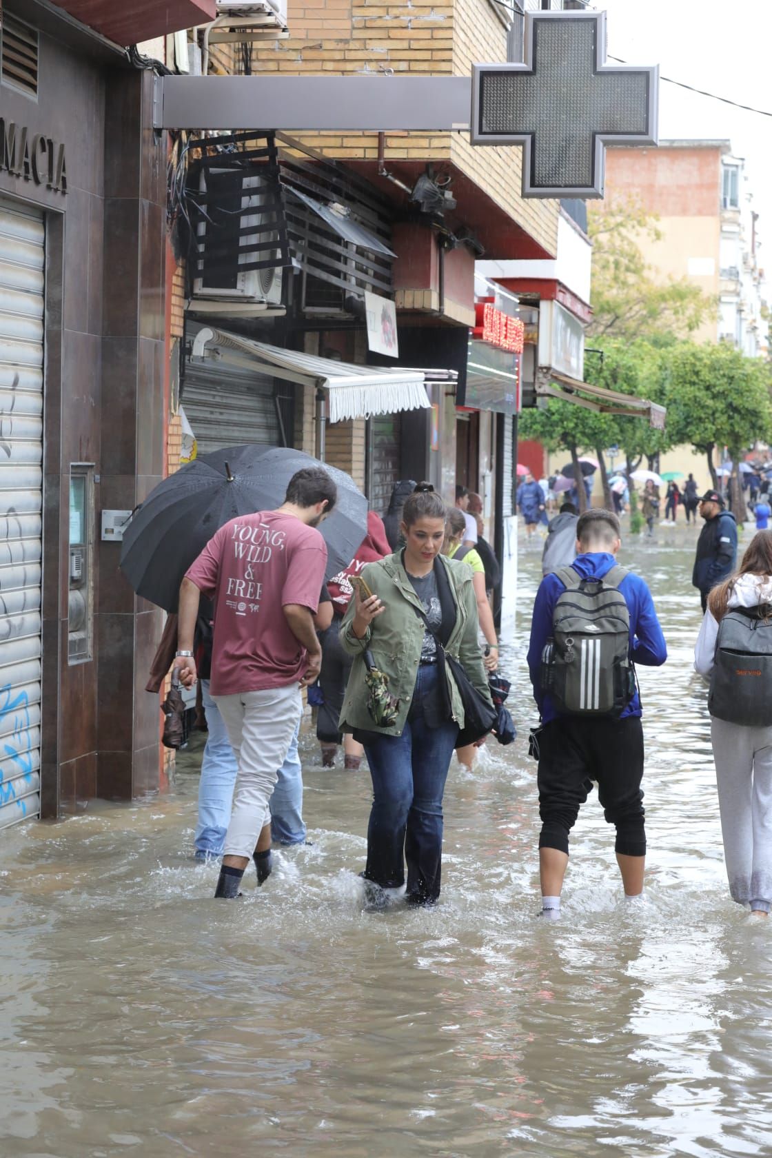Fuertes lluvias en Sevilla: así afecta la borrasca a la ciudad