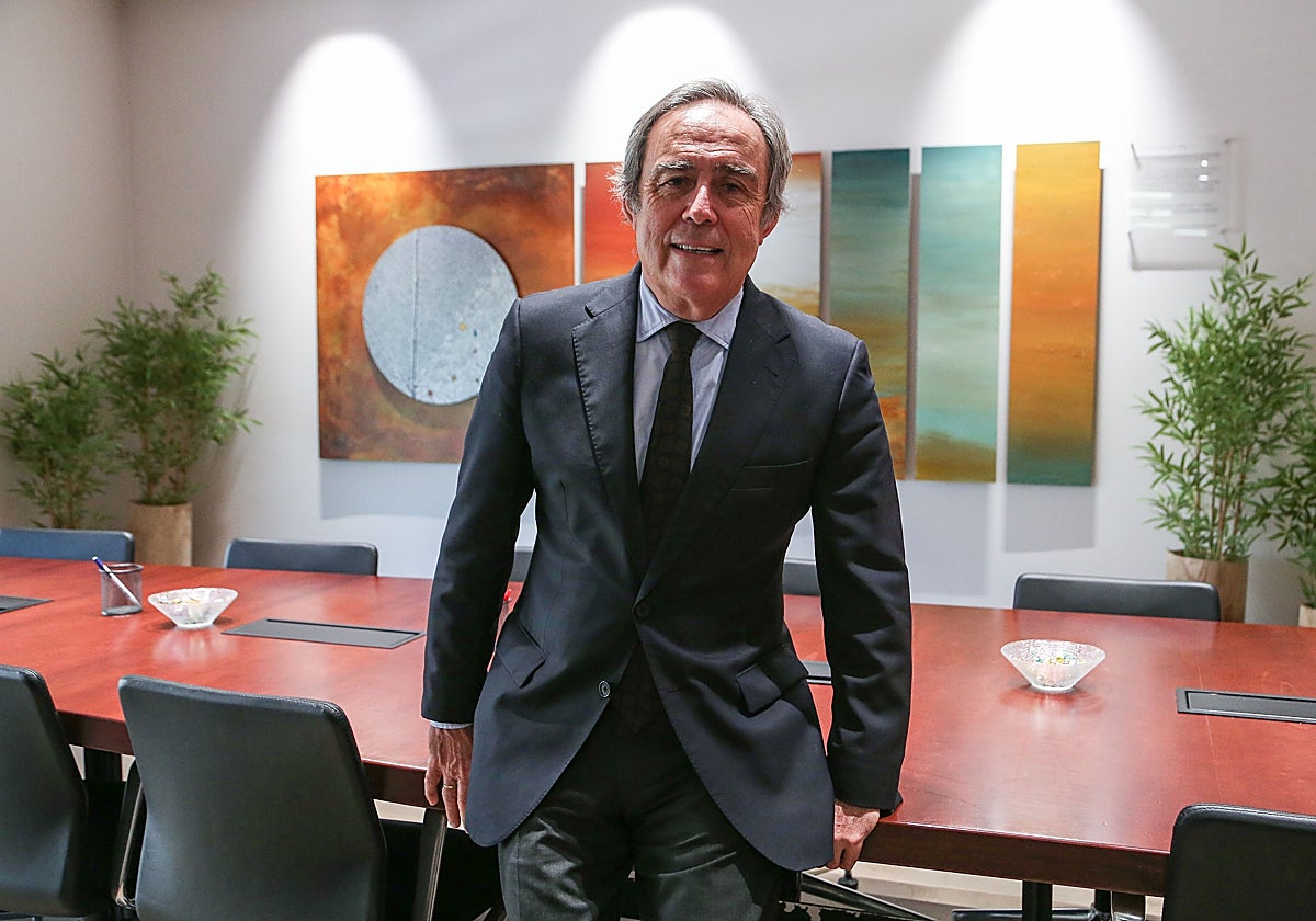 Ricardo Pumar en la sede central de la compañía en Sevilla