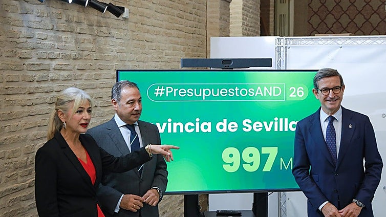 Los presupuestos de la Junta recogen una inversión «histórica» en Sevilla: mil millones, un 15% más que en 2025