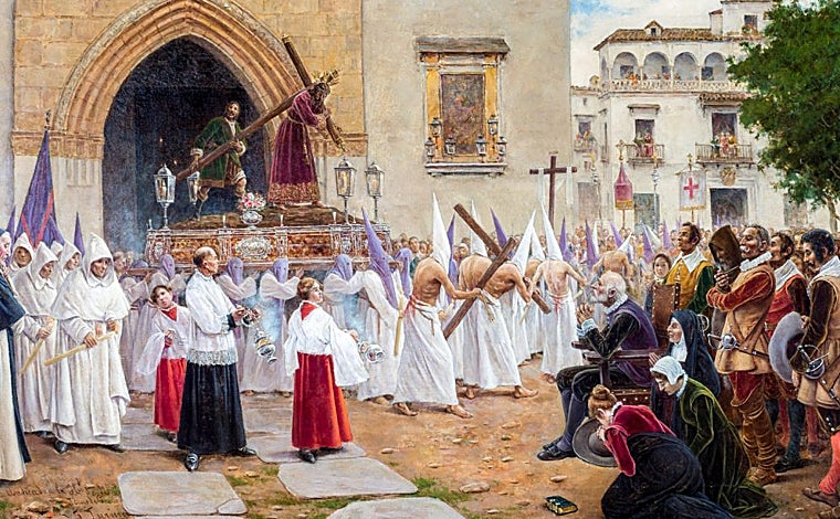 'Juan Martínez Montañés presenciado la salida de Jesús de la Pasión