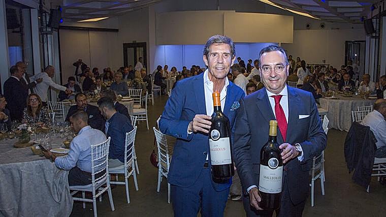 Javier Moro, presidente de Bodegas Emilio Moro, y Luis Galán, director general del Grupo Viñafiel