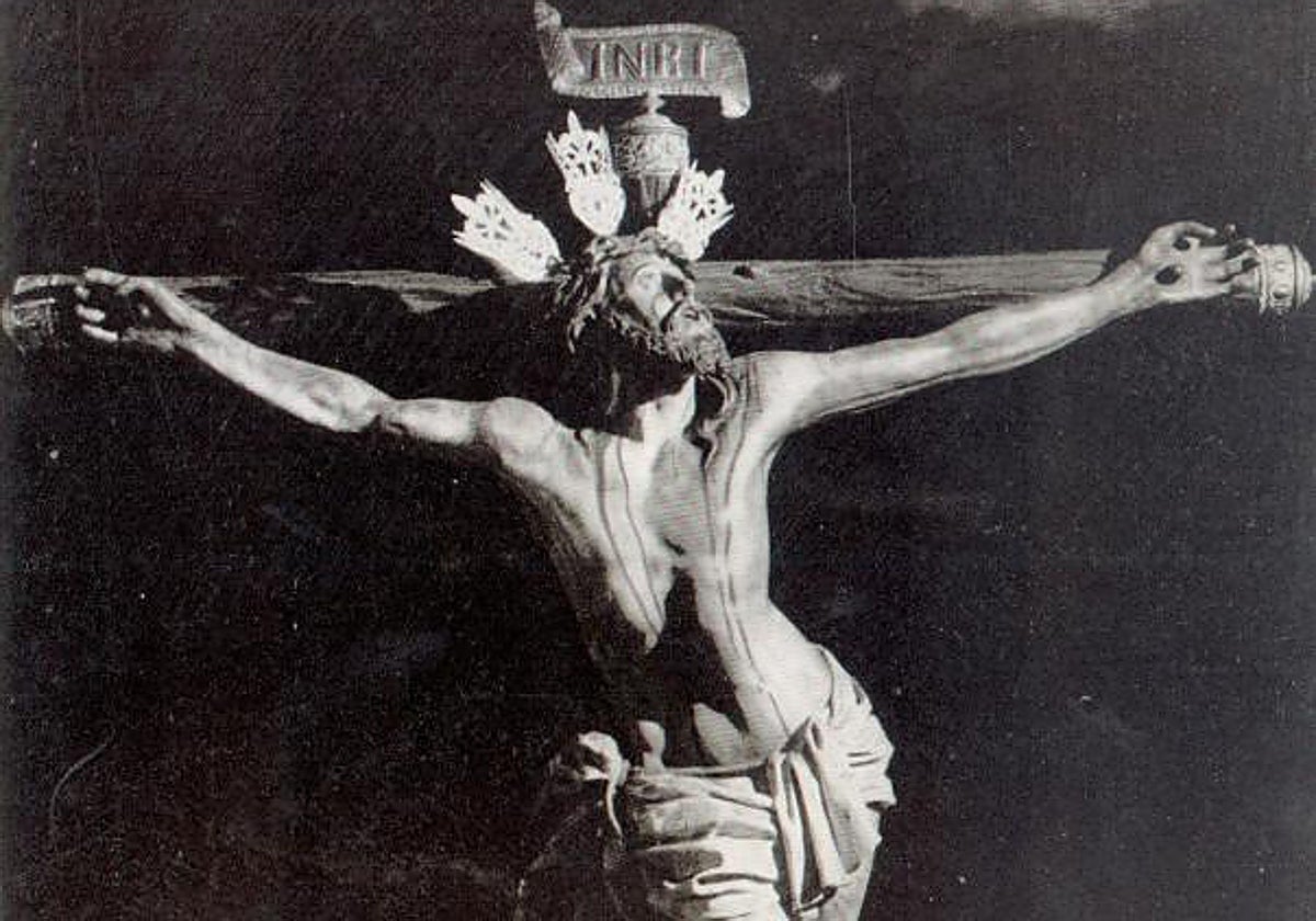 El Cristo de la Expiración en una fotografía antigua