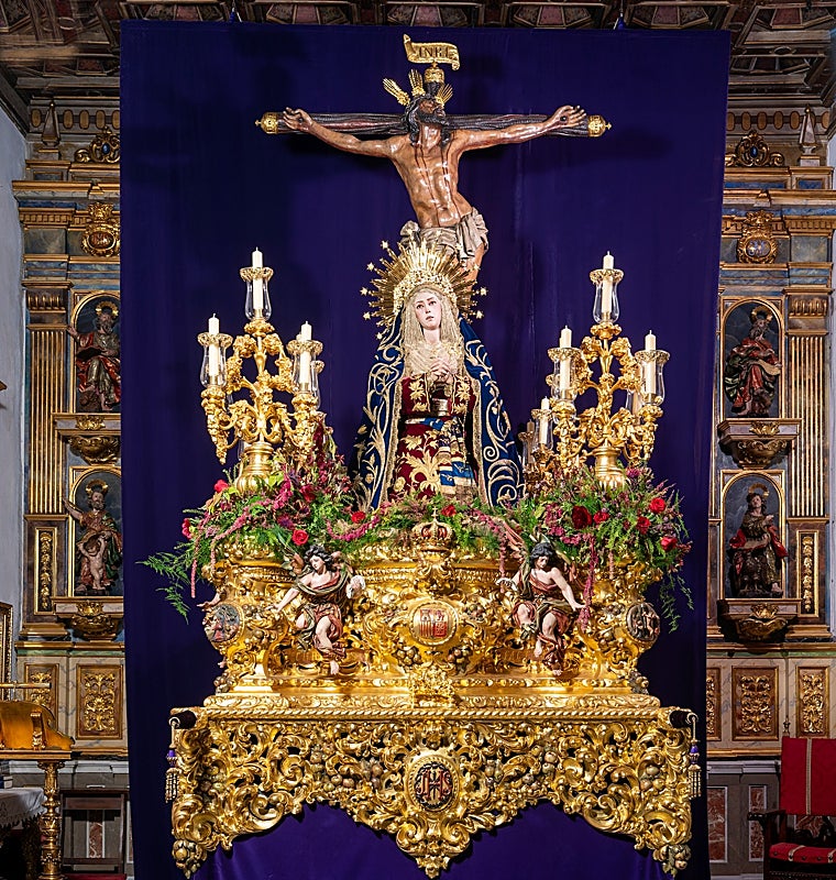 El Cristo de la Expiración y la Virgen de las Aguas, preparados para la salida extraordinaria de este viernes y sábado