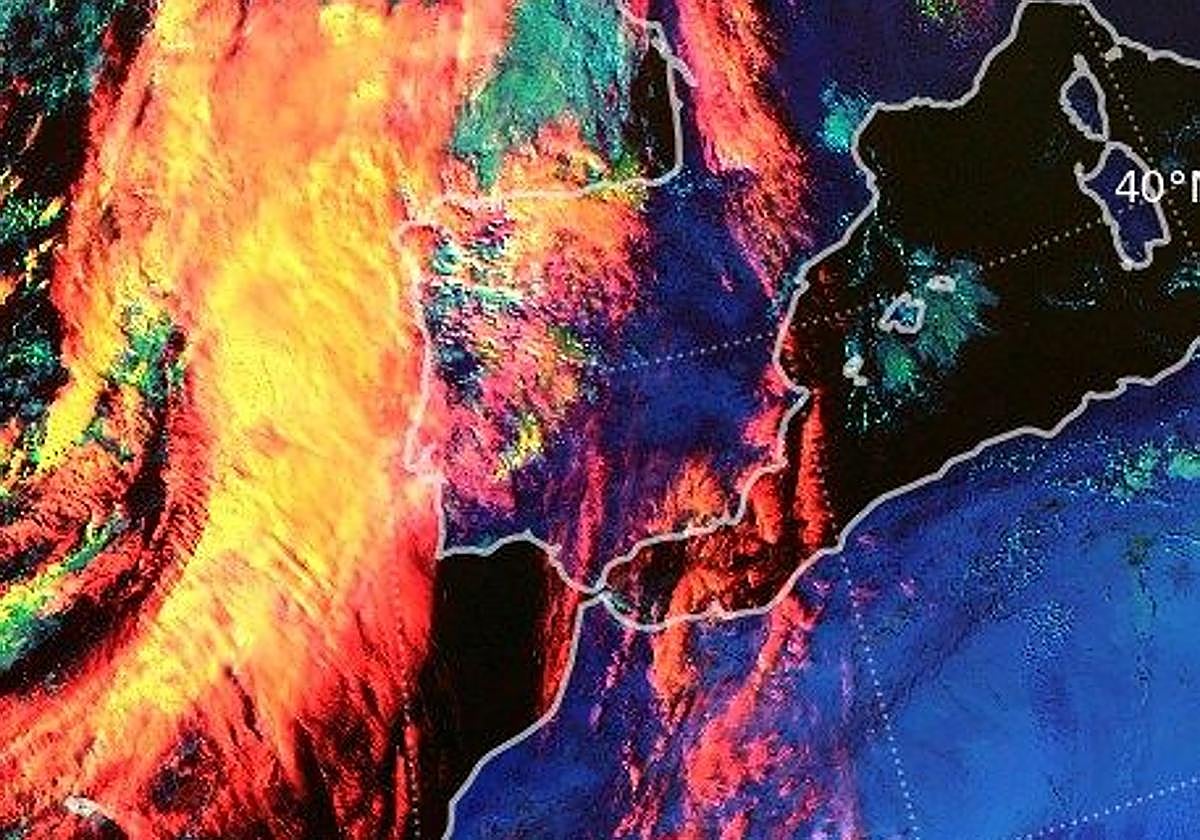 Vaguada atlántica que afectará mañana a diversas partes de Andalucía