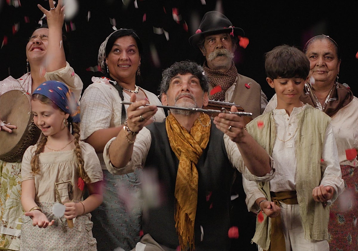 Un fotograma de la película 'Panderipen', que homenajea los seis siglos de historia del pueblo gitano en España