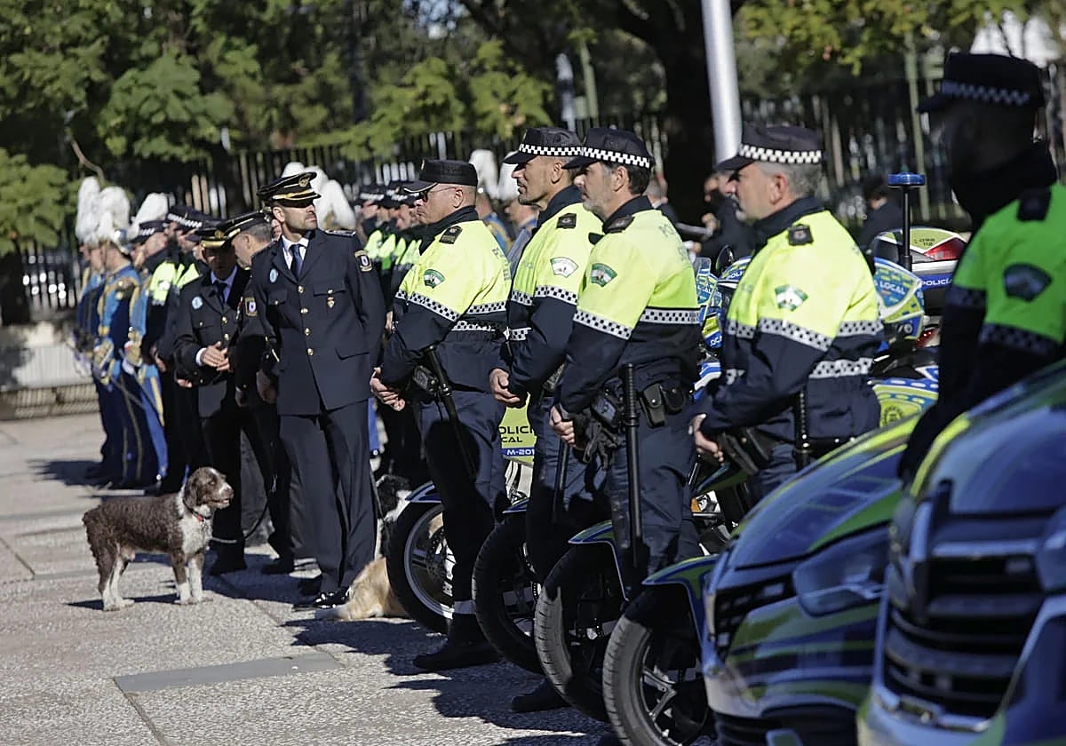 Agentes de Policía en formación