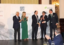 Juan de Dios Gómez-Villalba durante un momento del acto