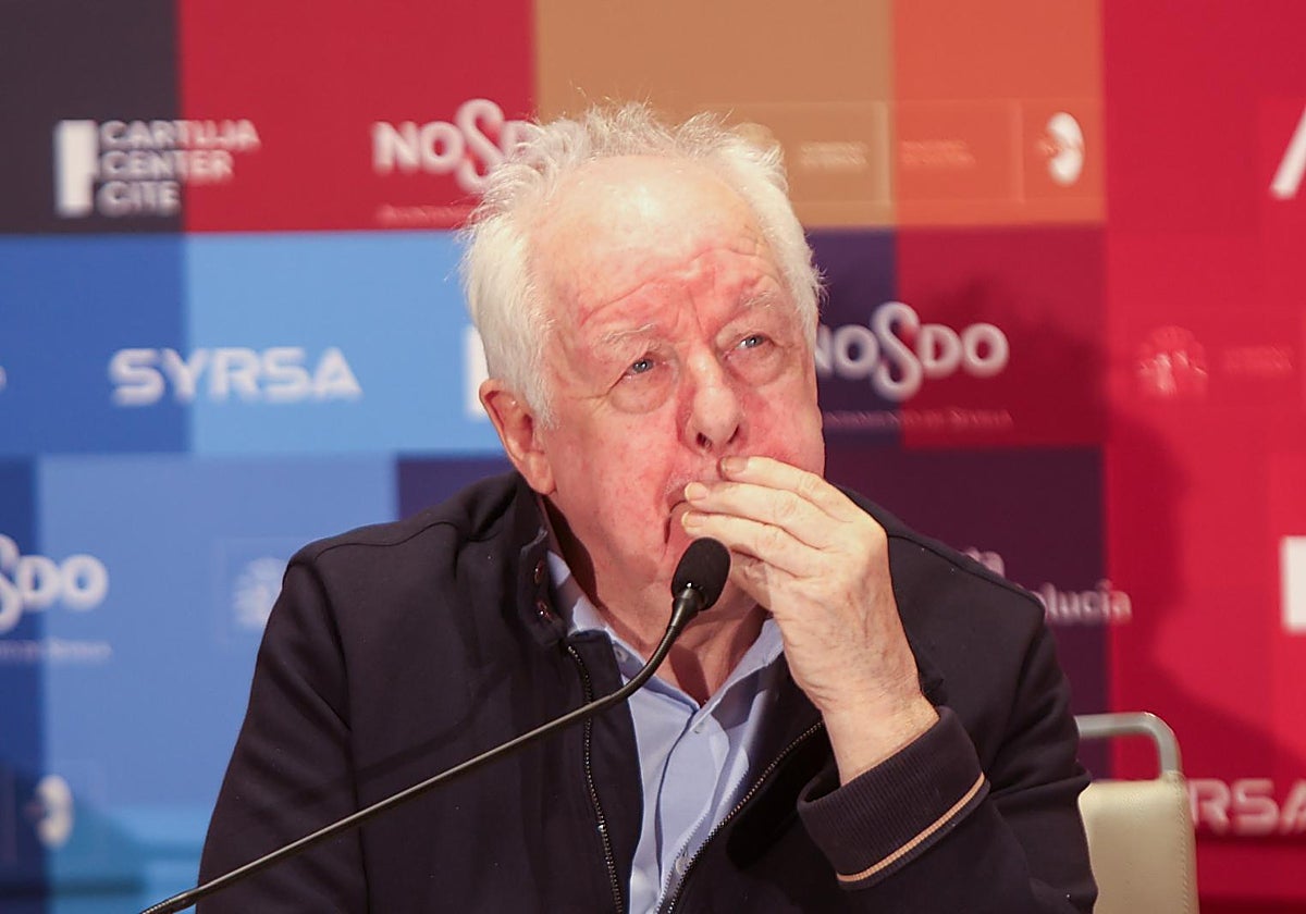 Jim Sheridan durante el encuentro que ha mantenido con los medios de comunicación