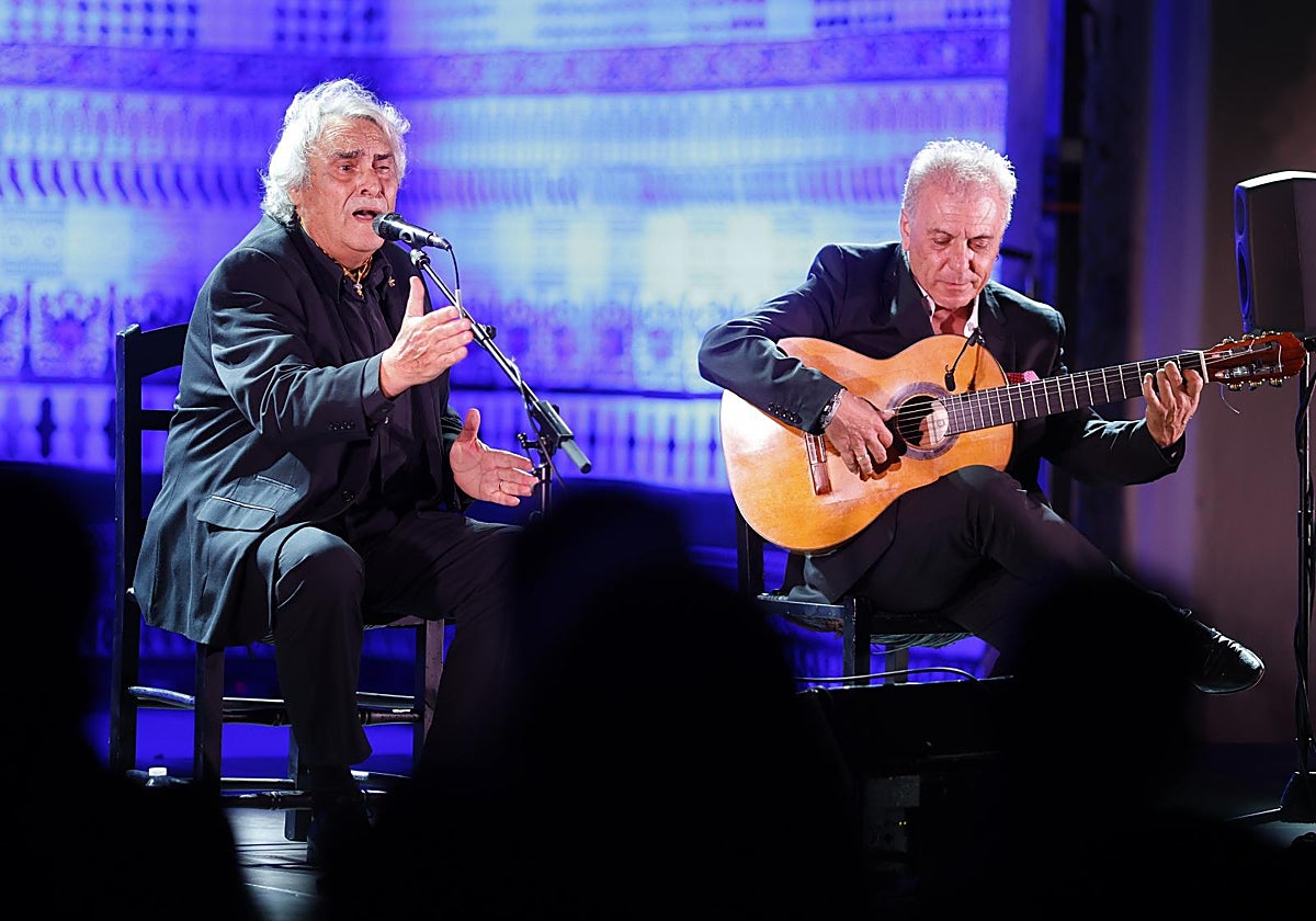 José de la Tomasa en la pasada Bienal de Flamenco