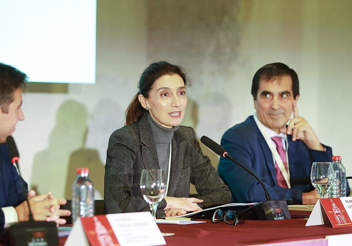 Pilar Llop y Antonio del Moral en el I Congreso de la Abogacía de Sevilla