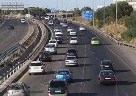 Retenciones en la A-49 a la altura de Bormujos