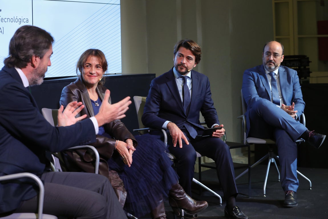 Luis Montoto, María José Escalona, Beltrán Pérez y Marcos Martín