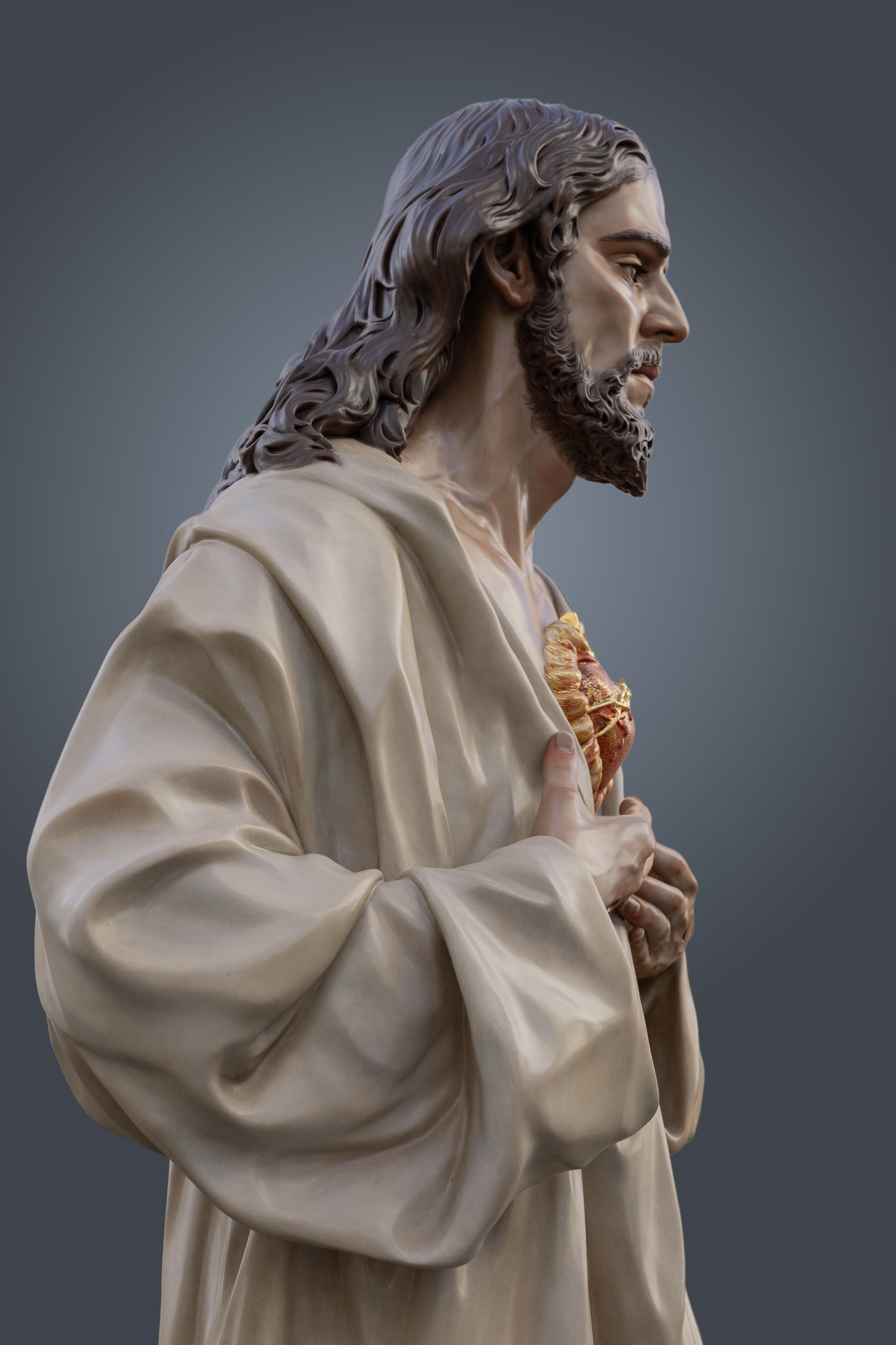 Las imágenes del Sagrado Corazón de Jesús de Martín Nieto