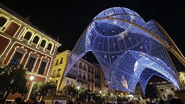 Espectáculo de Navidad en la Plaza de San Francisco en 2022