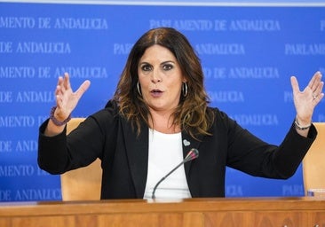 La portavoz adjunta del PSOE de Andalucía, Ángeles Férriz, este martes
