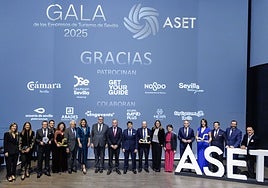 La Gala del Turismo de ASET celebra el liderazgo del sector con 130 asociados y el 25% del PIB de la ciudad