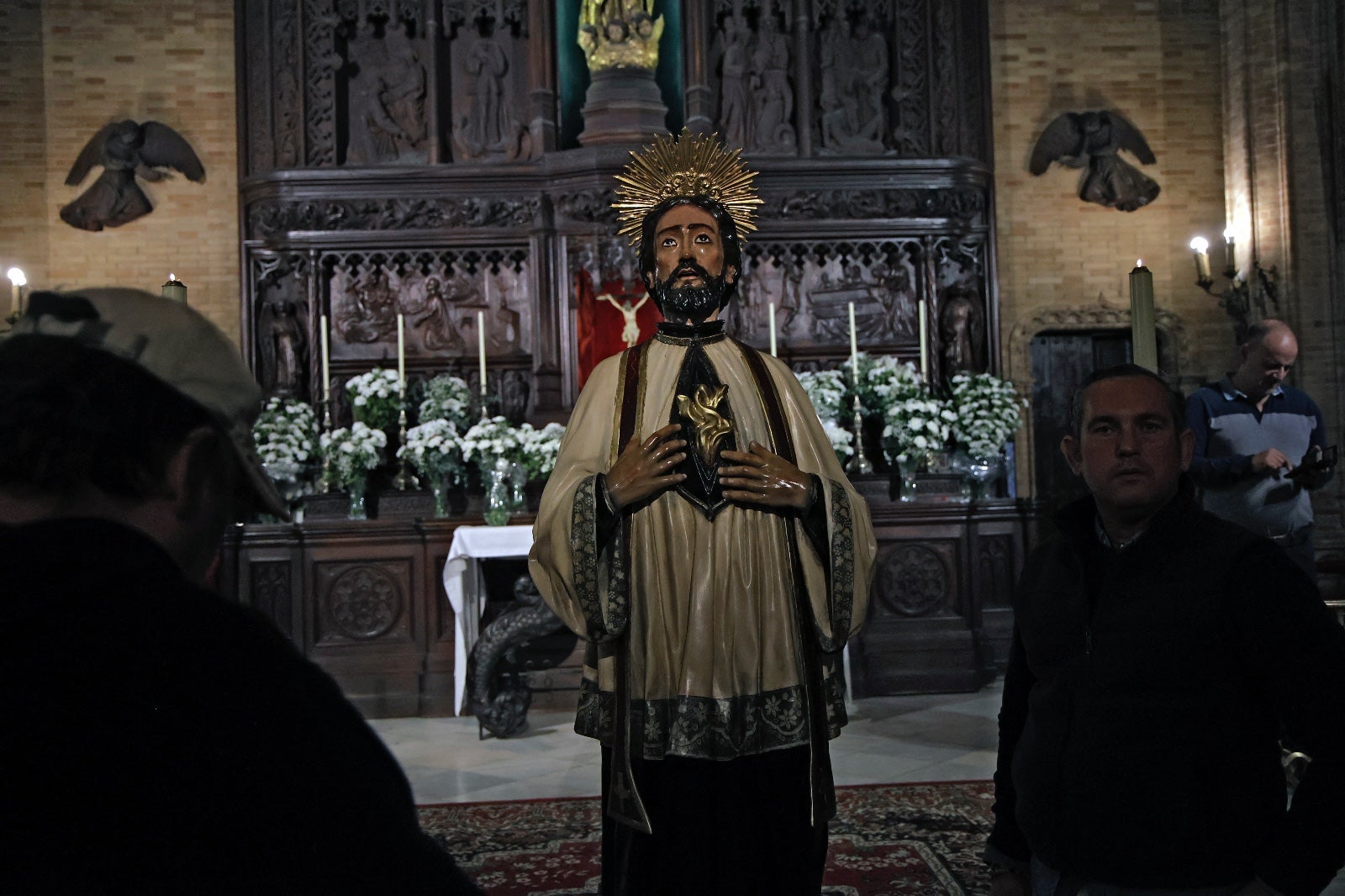 Los Javieres abre la capilla de los Luises de Sevilla para la veneración de San Francisco Javier, en imágenes