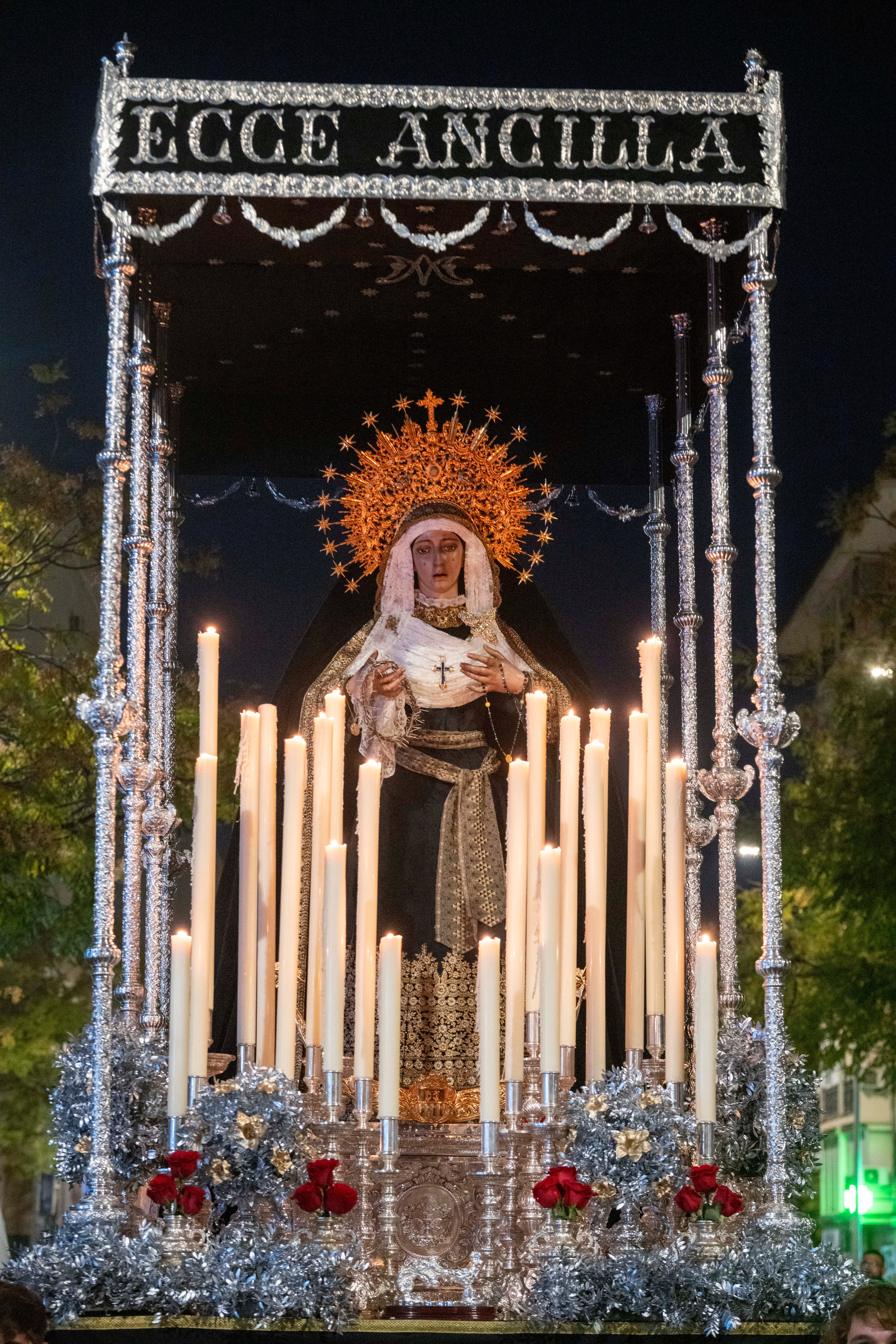 El rosario de la Virgen de la Purísima Concepción de Alcosa, en imágenes