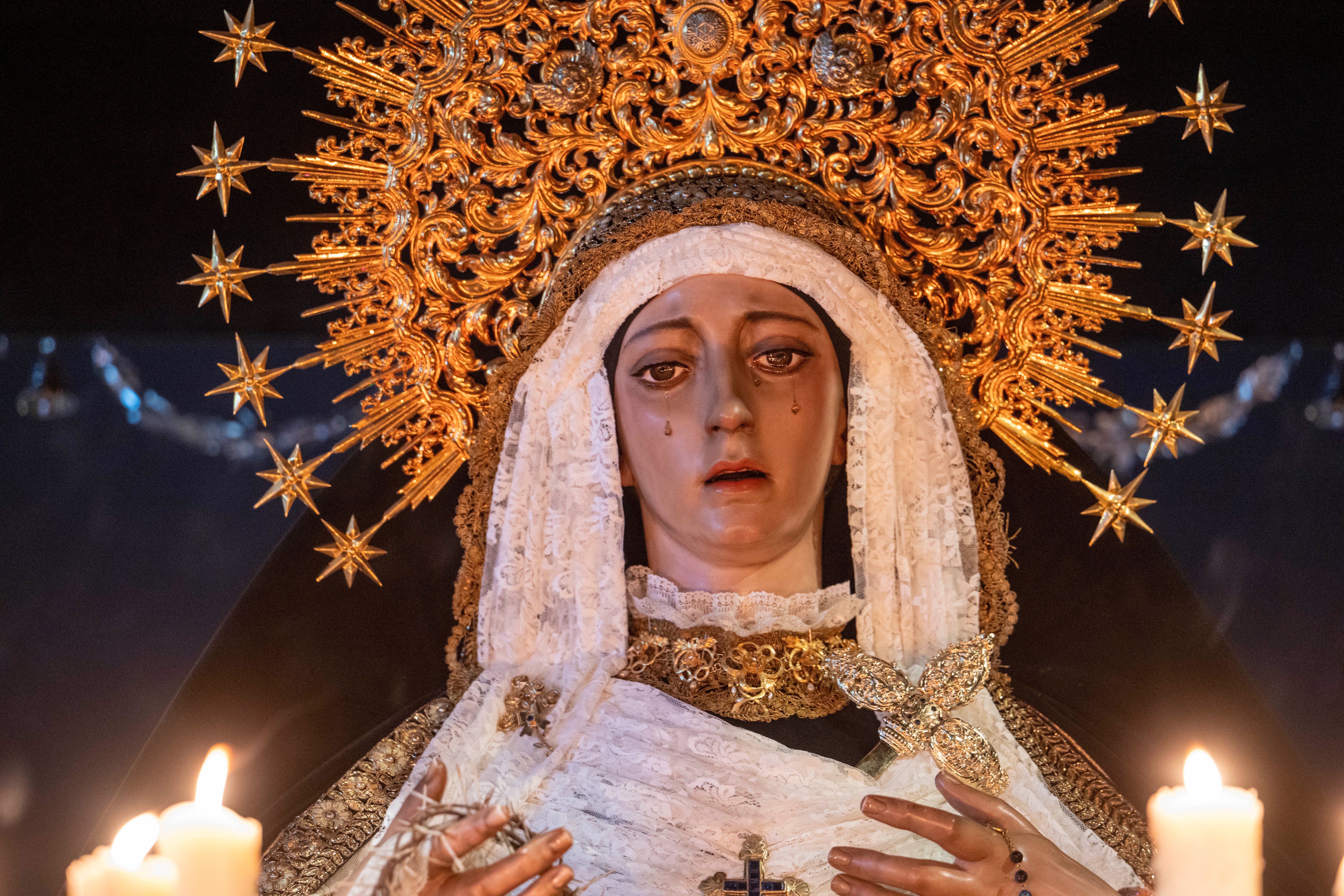 El rosario de la Virgen de la Purísima Concepción de Alcosa, en imágenes