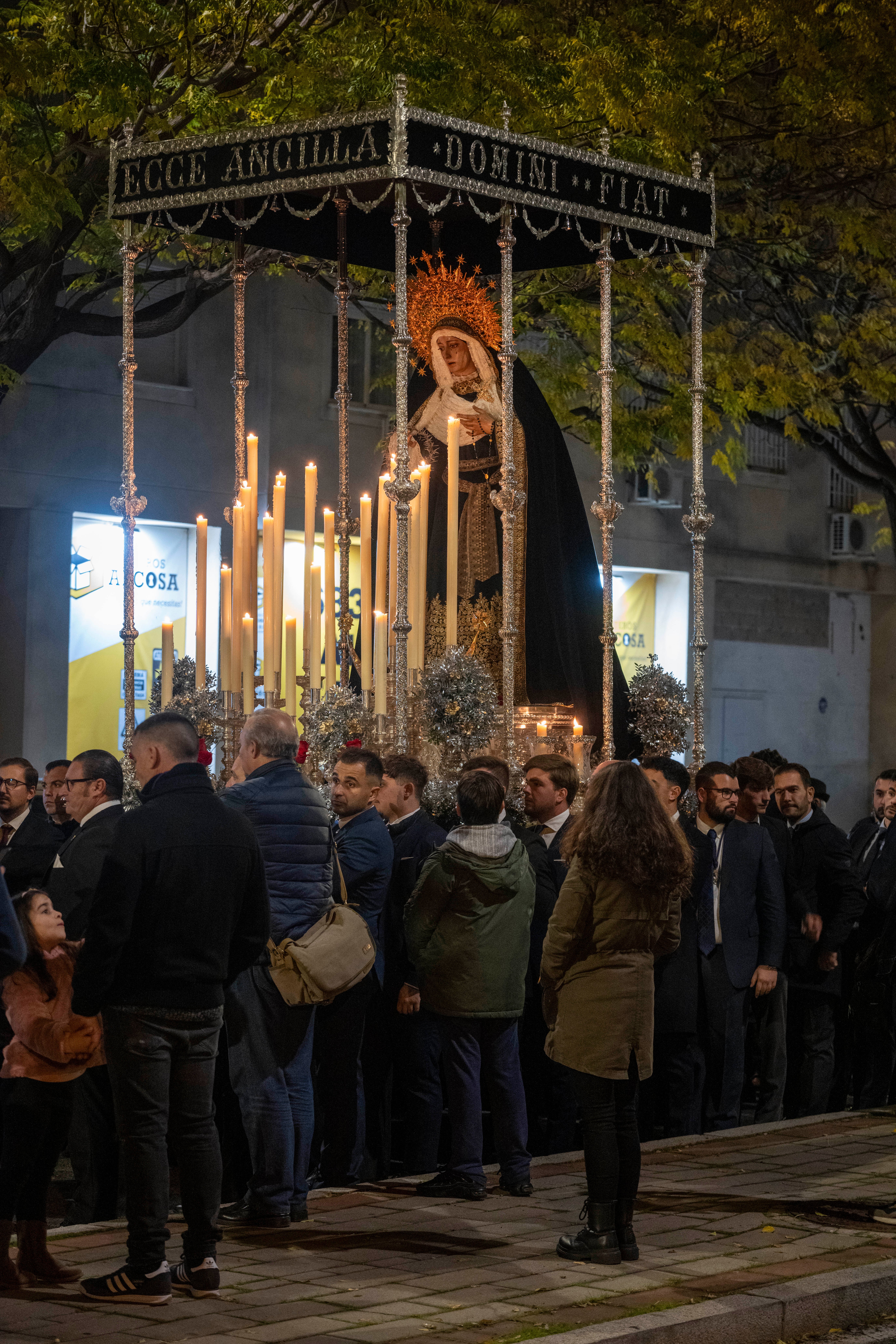 El rosario de la Virgen de la Purísima Concepción de Alcosa, en imágenes