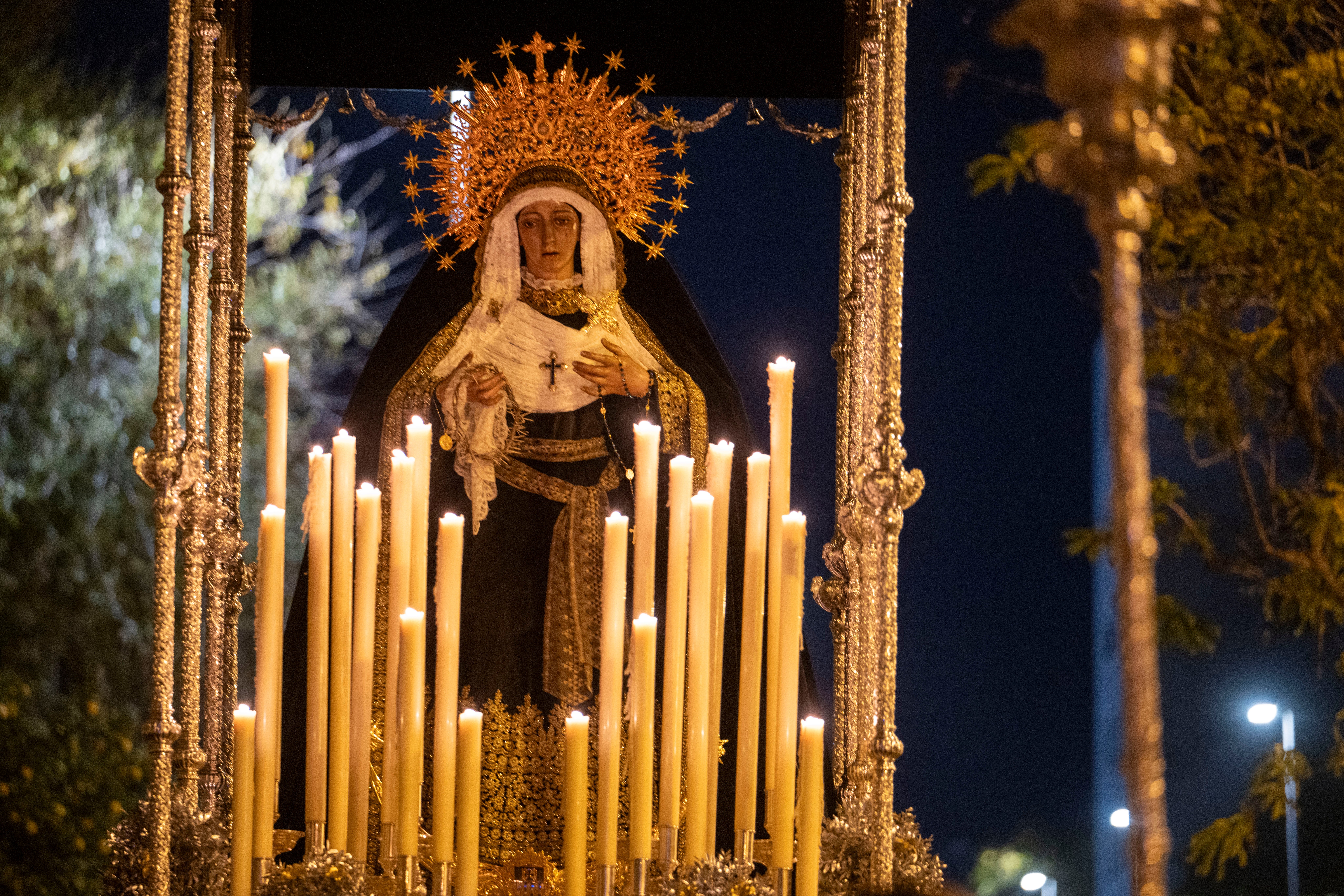 El rosario de la Virgen de la Purísima Concepción de Alcosa, en imágenes