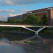 La pasarela peatonal que conectará Altadis con el Palacio de San Telmo se construirá en 2026