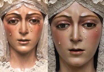 El antes y el después de la Macarena tras la restauración de Pedro Manzano