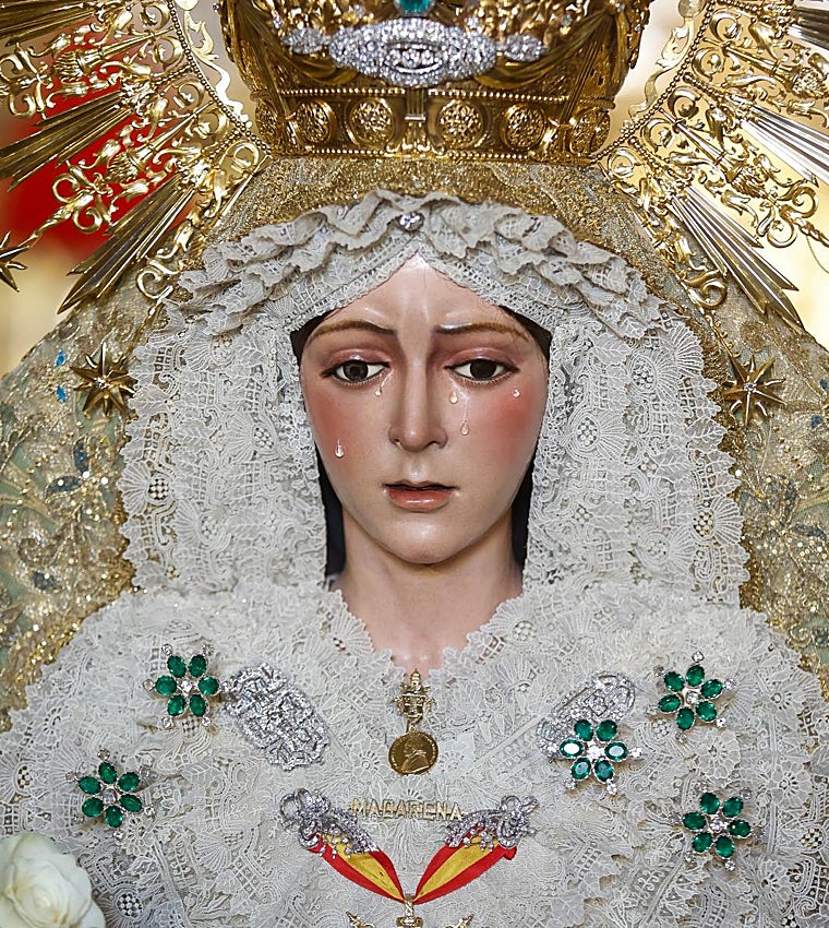 Little shot of the Virgin of Hope last Monday